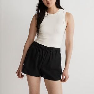 Madewell Pull-On Shorts, black